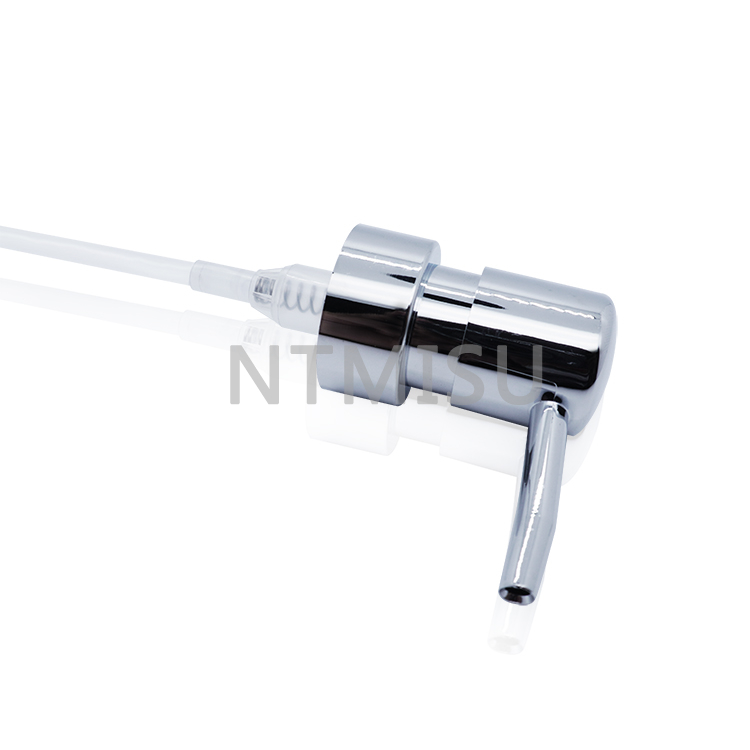 28 410 مضخة محلول فضية لامعة للجسم من الألومنيوم