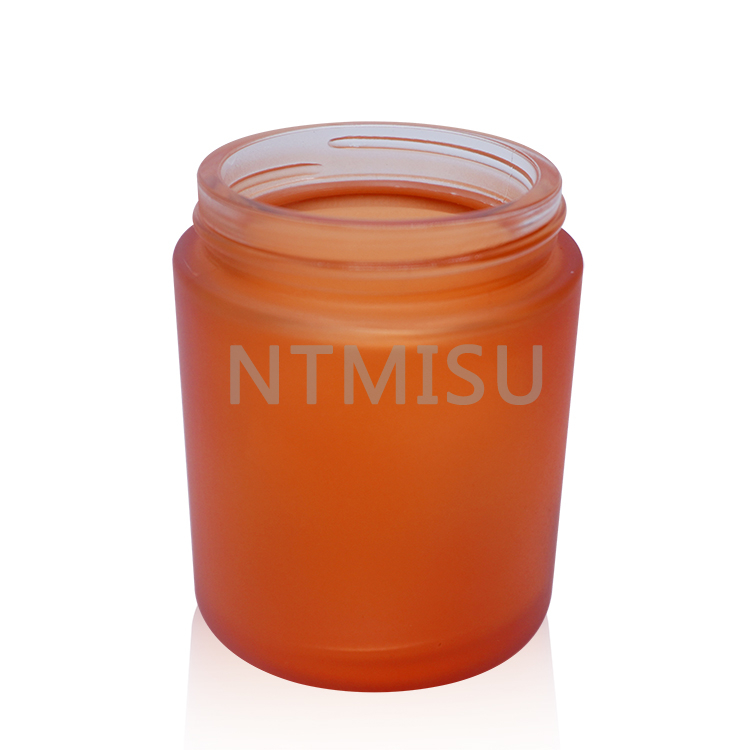 برطمان فارغ لمستحضرات التجميل من العنبر بوزن 3.3 أونصة