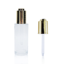 قطارة بزر ضغط ذهبي من الألومنيوم