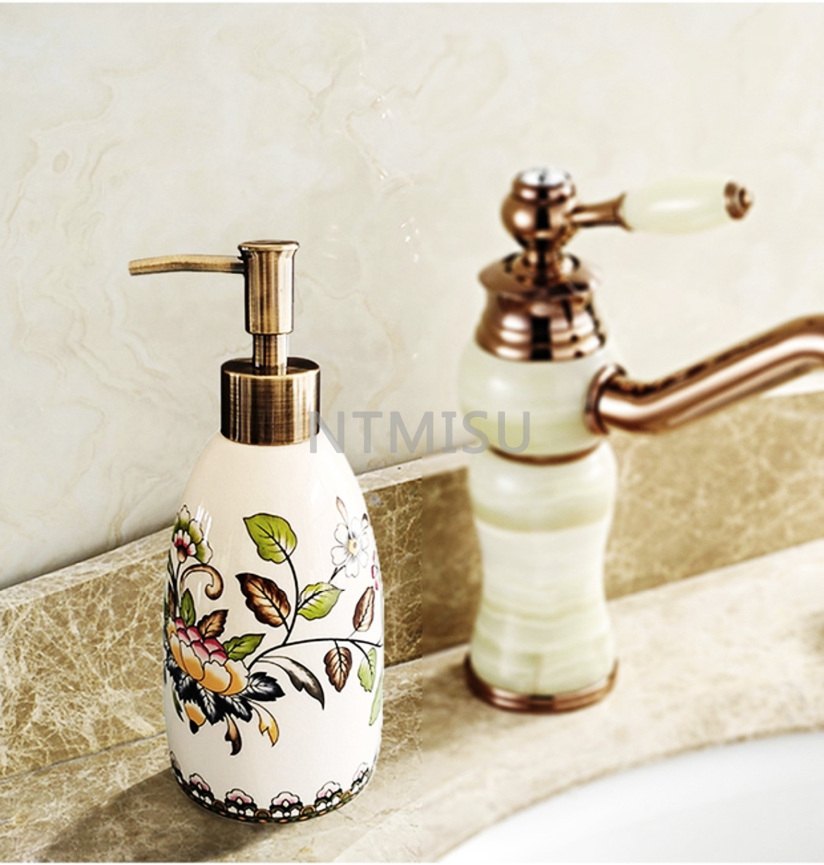 حار بيع المصنع مباشرة فاخر 450 مل الجليد الكراك تعبئة السيراميك زجاجة شامبو جل الاستحمام