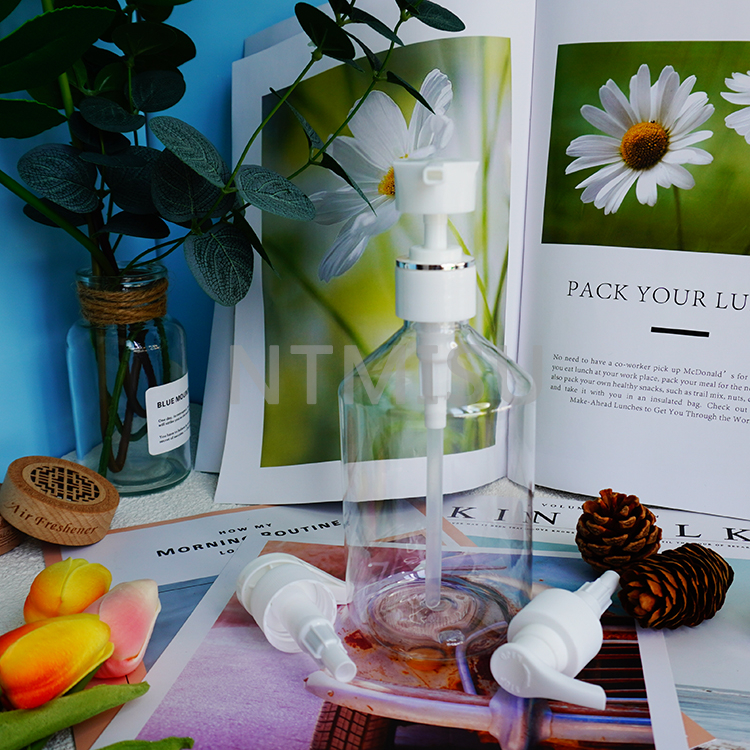 28 410 دفعة مخصصة مضخة محلول الخط الفضي اللامع للزجاجة اللولبية