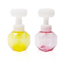 زجاجات غسيل الأيدي البلاستيكية التجميلية PETG سعة 300 مل بالجملة مع مضخة رغوة الزهرة