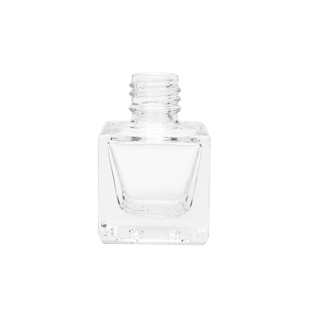 زجاجة عطر زجاجية للسيارة معلقة سعة 8 مل مع غطاء ذهبي