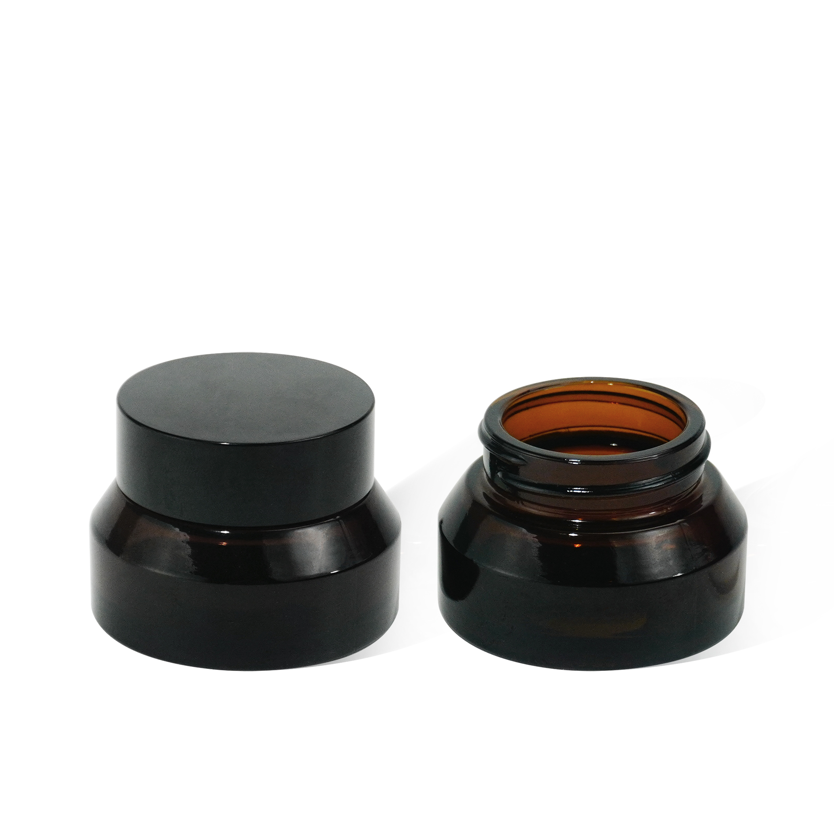 زجاجة جرة كريم العنبر 10 مل لمستحضرات التجميل