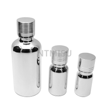 زجاجة بورسلين ألومنيوم لامعة عالية الجودة سعة 30 مل مع غطاء