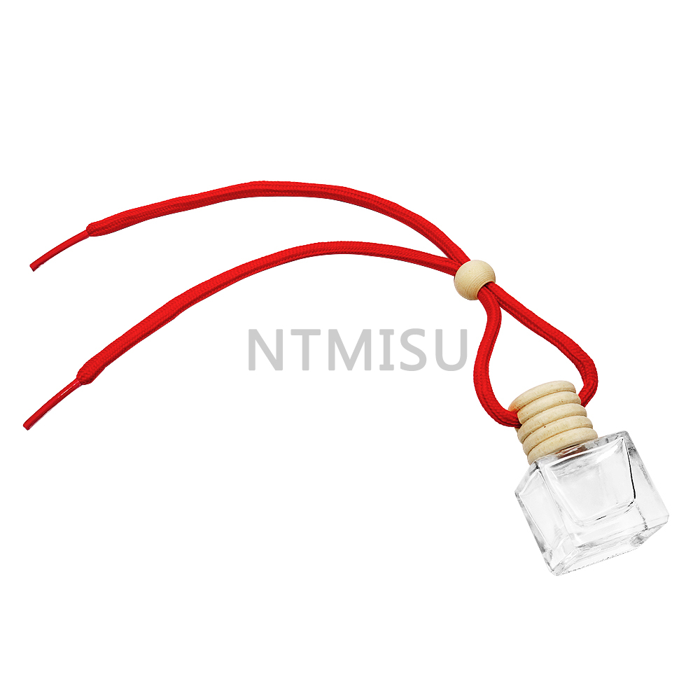 بخاخ عطر زجاجي مربع 8 مل للسيارة