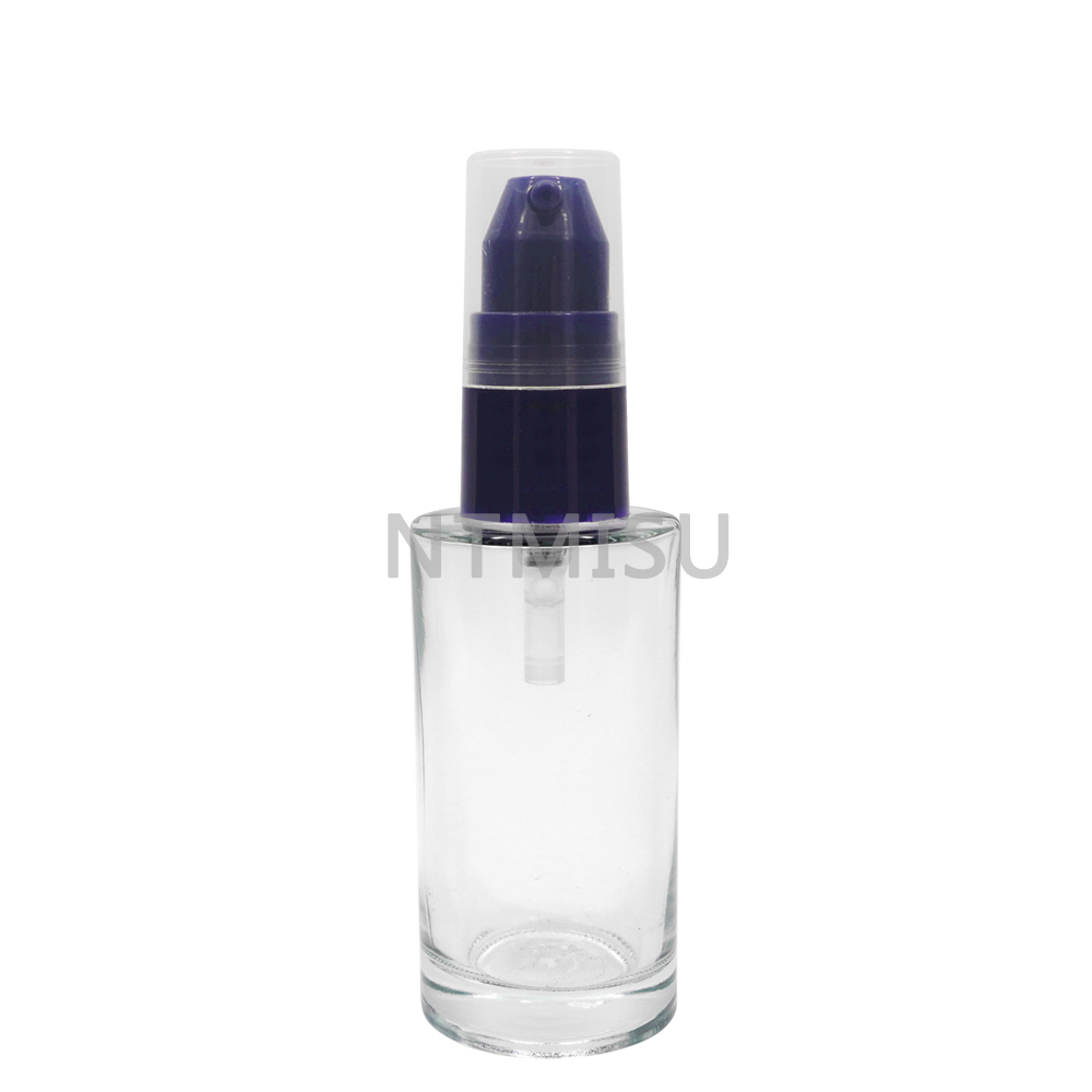 18 410 مضخة مصل زرقاء مع سطح أملس للزجاجة