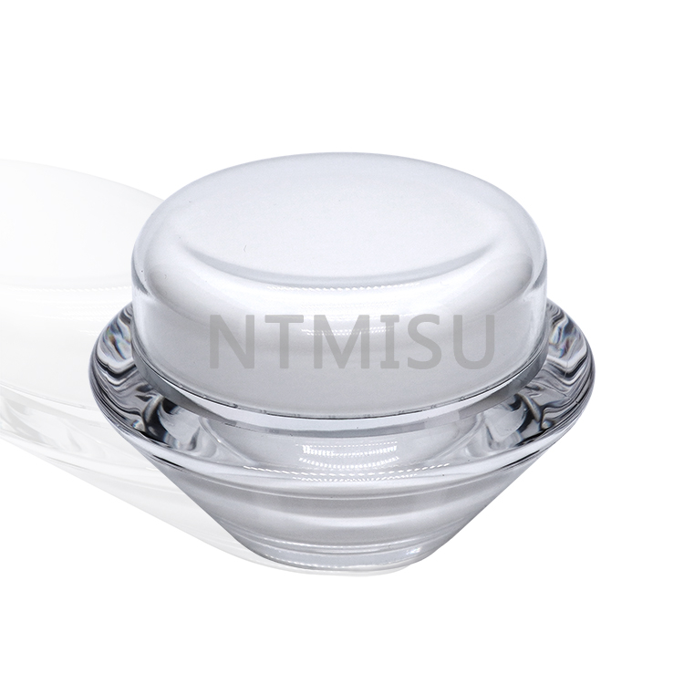 جرة كريم أكريليك 0.5 أونصة 1 أونصة ذات شكل زاوي