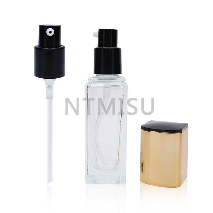 18 410 مضخة كريم رأس البط مع زجاجة لوشن زجاجية