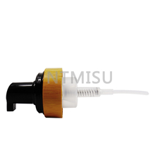 43/410 مضخة رغوة الخيزران عالية الجودة بتصميم جديد مع غطاء من الخيزران