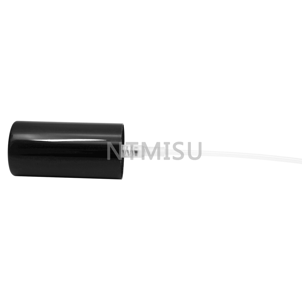 18/410 رذاذ رذاذ بلاستيكي أسود ناعم بخاخ عطر ناعم باللون الأسود