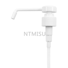 تصنيع احترافي 28 410 مضخة غسول بلاستيكية لولبية بيضاء مع فوهة طويلة