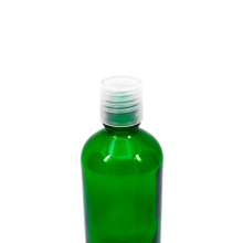 غطاء علوي لولبي ناعم من البلاستيك الشفاف مقاس 18 مم 