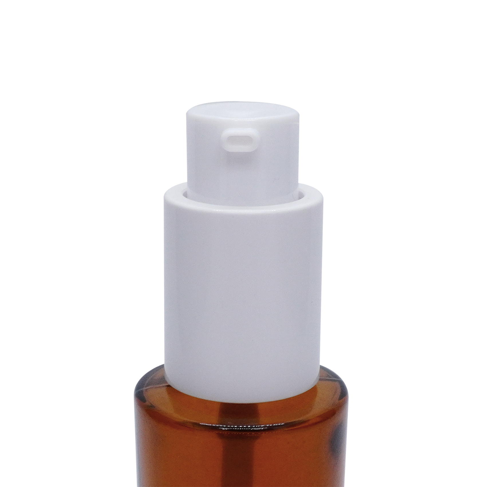 18 410 PP مضخة فم الدجاج البلاستيكية للعناية بالبشرة مضخة كريم ذات غطاء كامل