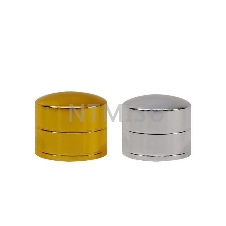  19 400 غطاء غطاء لولبي من الألومنيوم الفضي لتغليف مستحضرات التجميل