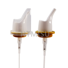 نوع جديد من بخاخ الأنف مع غطاء شفاف من الألومنيوم للإغلاق