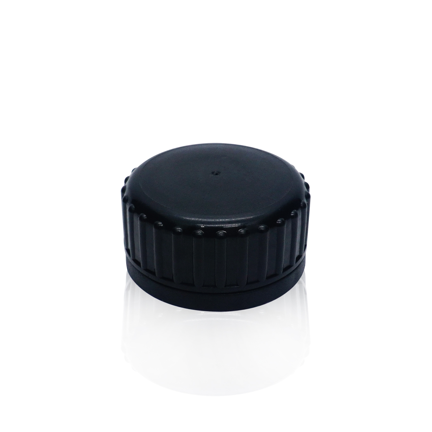 45 410 غطاء لولبي أسود مع حلقة مضادة للسرقة