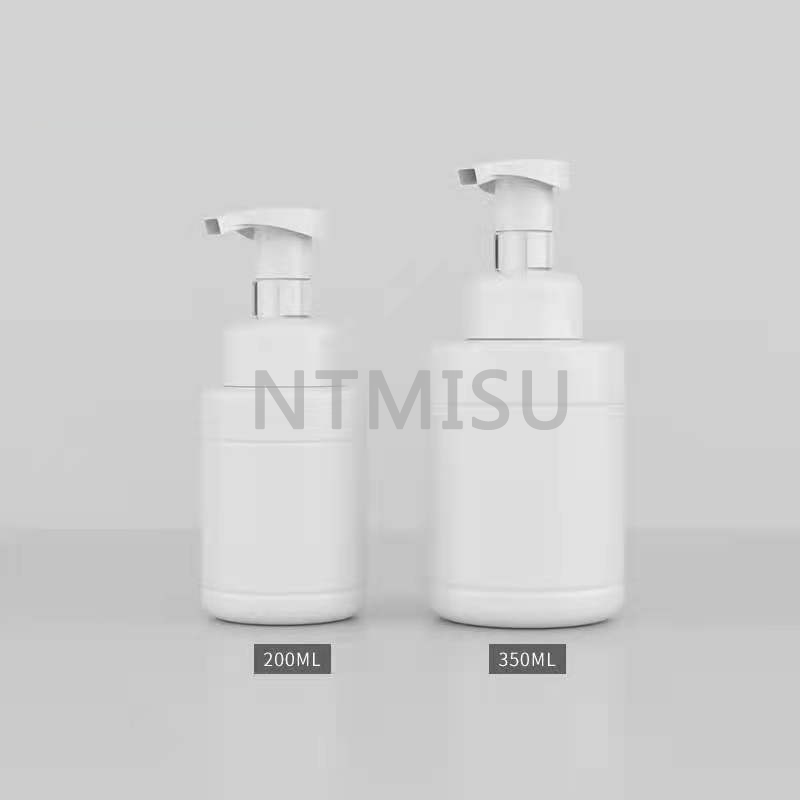 زجاجة مضخة رغوة منظف الوجه PE