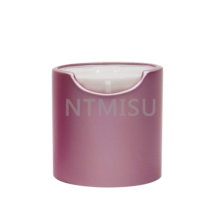 غطاء علوي لقرص الألومنيوم مقاس 24 مم، غطاء ألومنيوم للتغليف الكيميائي اليومي