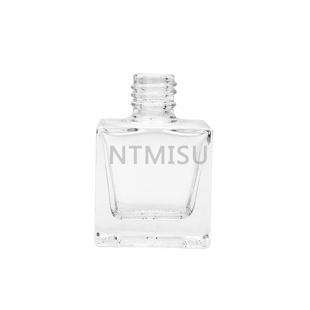 زجاجة عطر زجاجية فارغة سعة 9 مل مع غطاء خشبي