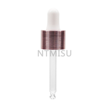 20 410 قطارة من الألومنيوم باللون الذهبي الوردي لزجاجة الزيت العطري