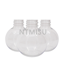 100 مل زجاجة كروية صودا الخبز زجاجة معجون الأسنان زجاجة المصباح الكهربائي البلاستيكية