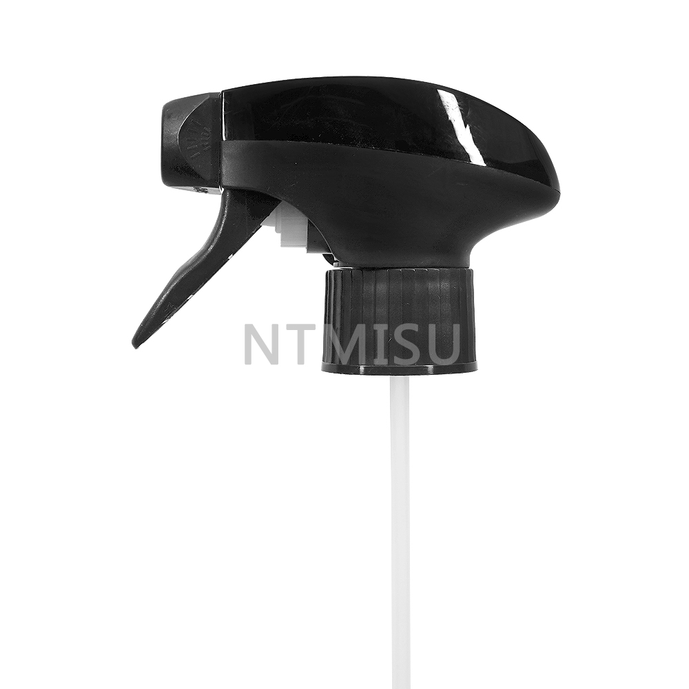 زجاجة بلاستيكية سوداء سعة 500 مل مع بخاخة الزناد