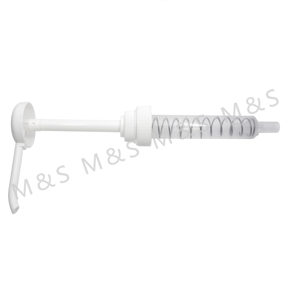 مضخة توزيع سائل من البلاستيك الأبيض بدرجة الطعام 30 سم مكعب