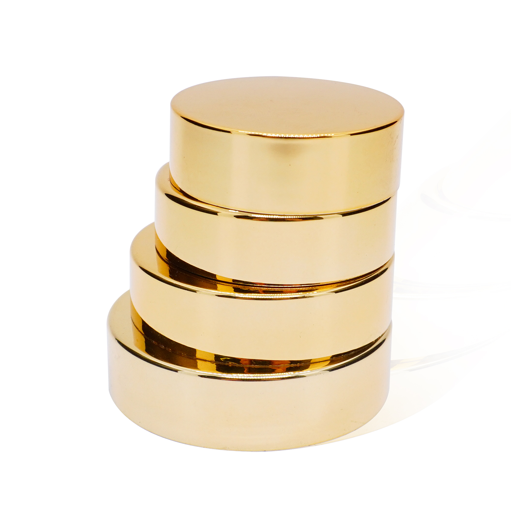 الألومنيوم غطاء بلاستيكي زجاجة كريم غطاء زجاجة زجاجية