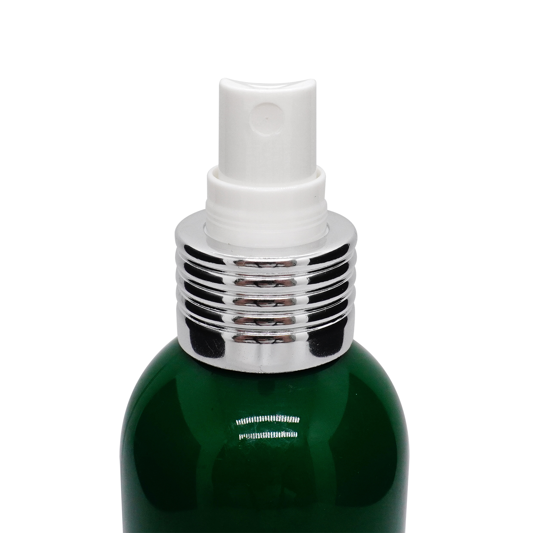 24 410 بخاخة بلاستيكية ذات طوق ألومنيوم للإغلاق