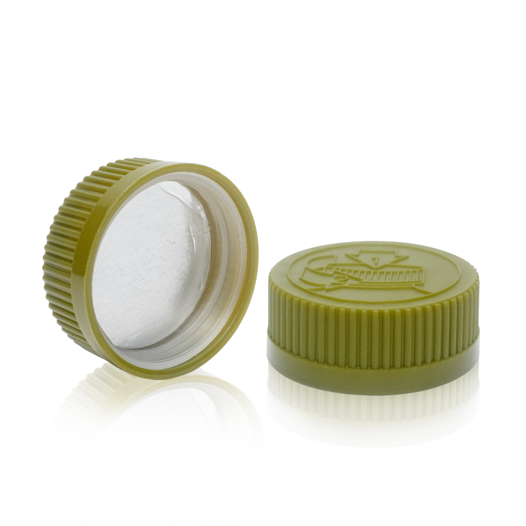 غطاء بلاستيكي أخضر عالي الجودة مقاس 37 مم للزجاجة