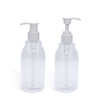 زجاجة مضخة غسول بلاستيكية شفافة PET سعة 300 مل