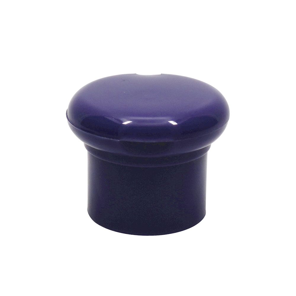 غطاء علوي فليب باللون الرمادي والأزرق مقاس 24 مم للزجاجة