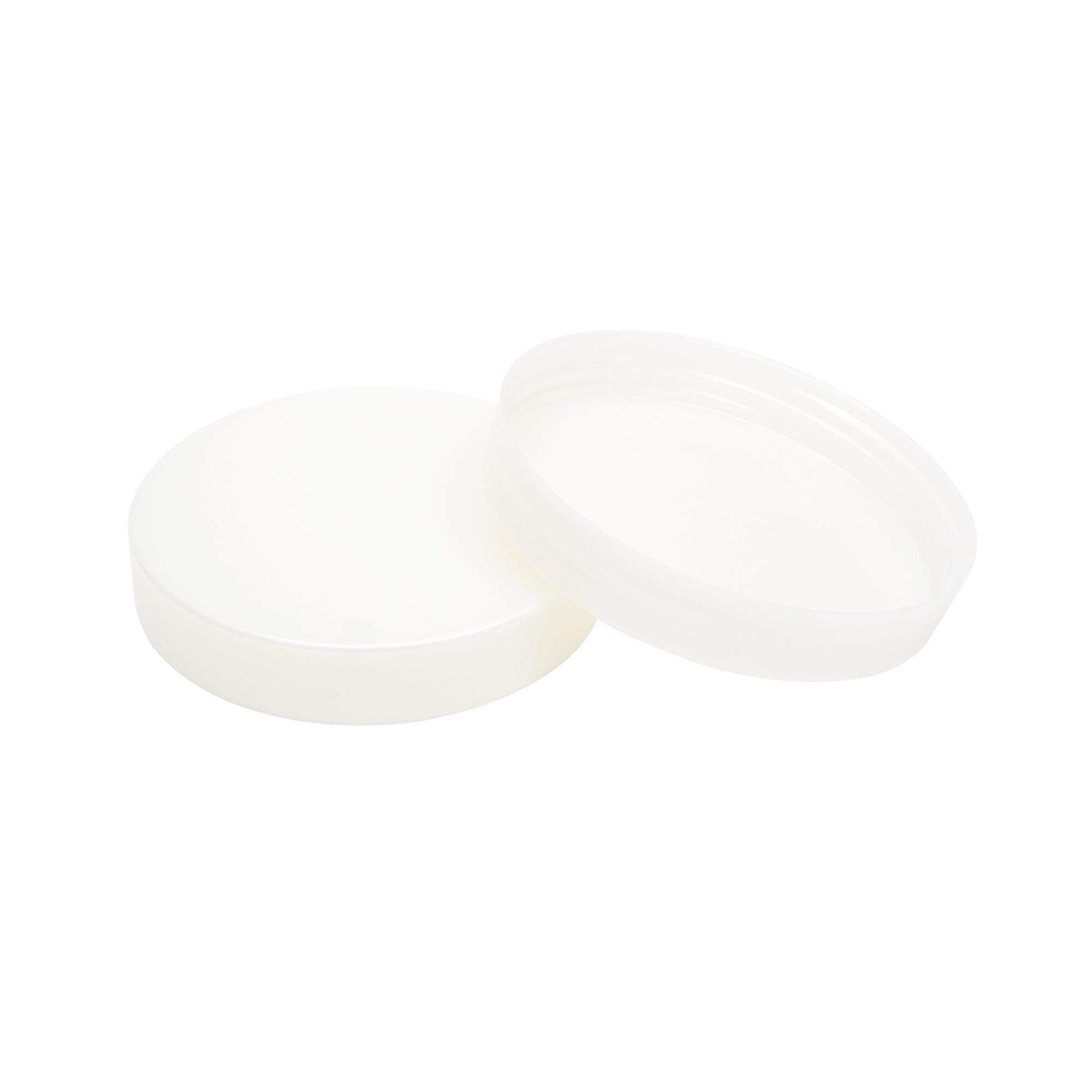 غطاء بلاستيكي أبيض مقاس 88 ملم مع سطح أملس للزجاجة