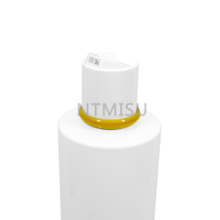 تصميم جديد بالجملة 24 410 قرص ضغط بلاستيكي أبيض وأصفر للزجاجات