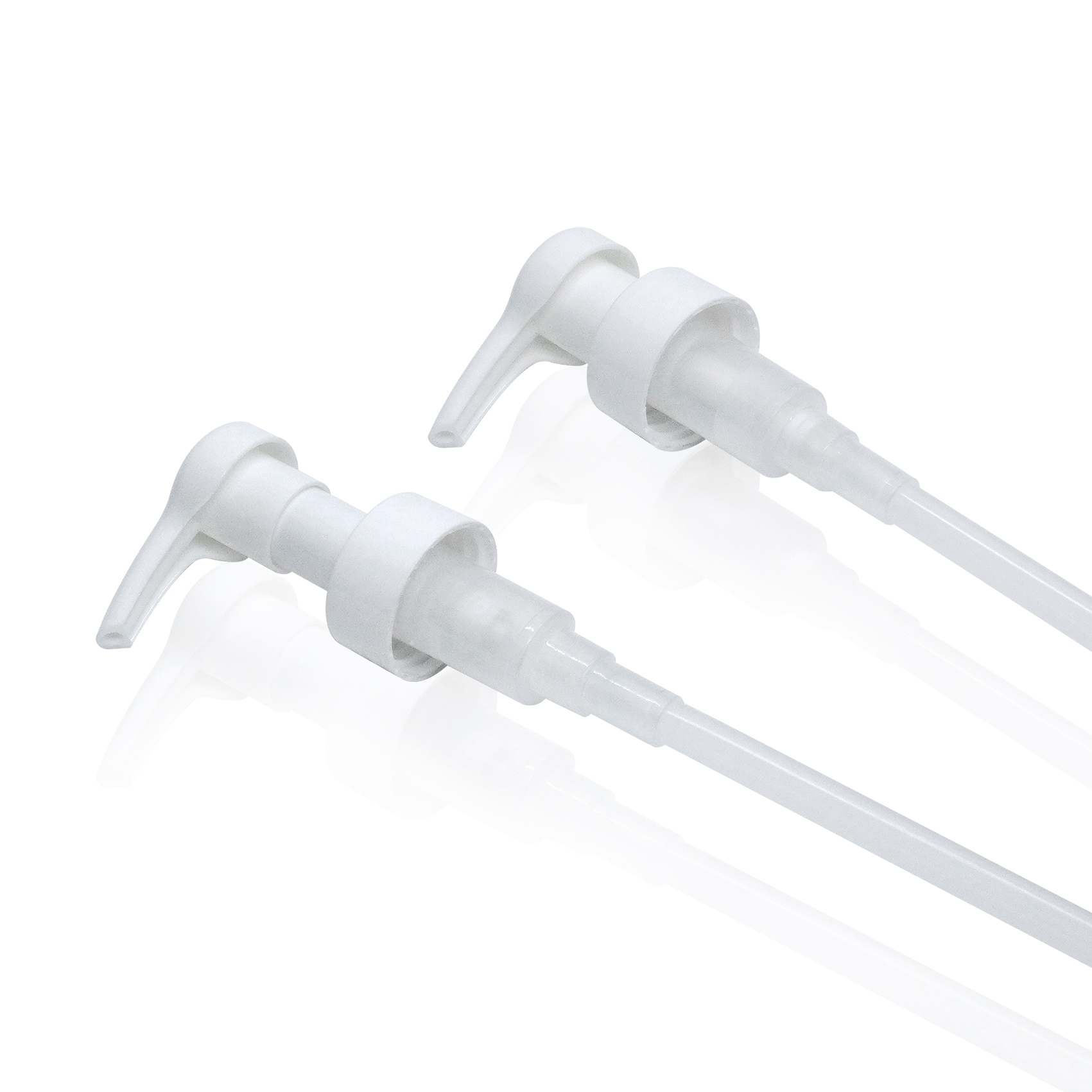 مضخة لوشن زنبركية خارجية ناعمة بيضاء مقاس 32 مم