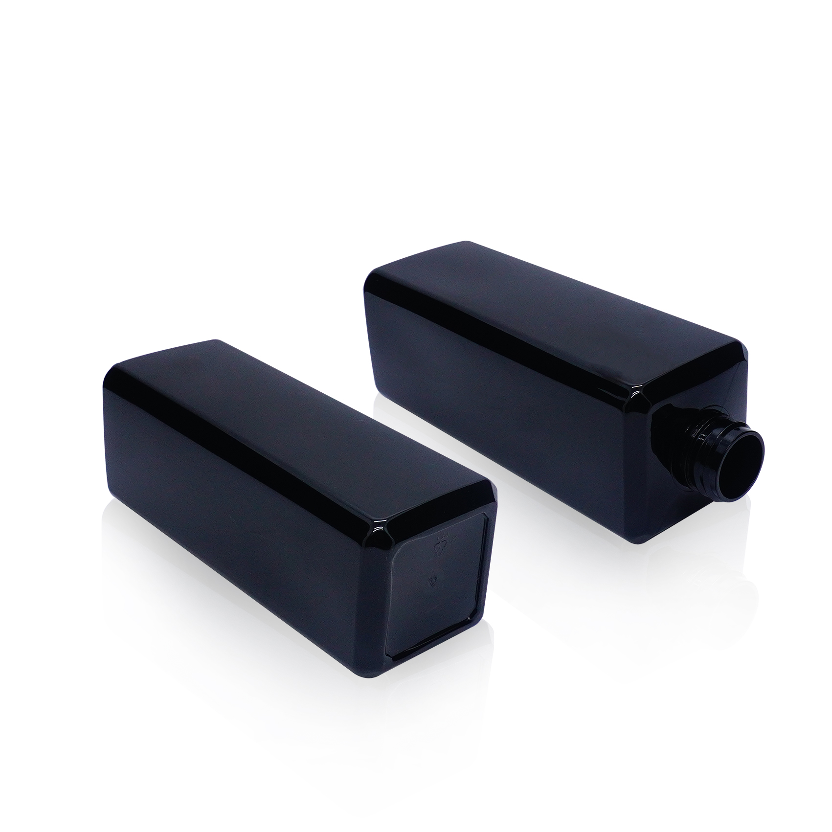 زجاجة بخاخ مربعة سوداء بلاستيكية سعة 1000 مل 