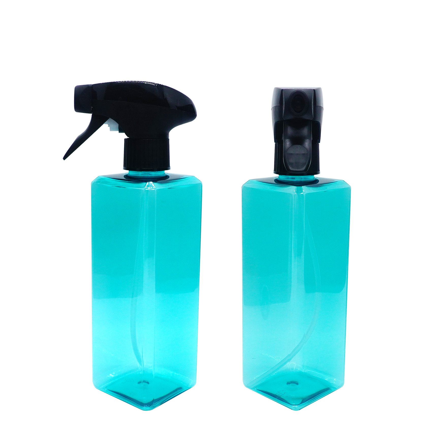 زجاجة مربعة من البلاستيك PET سعة 1000 مل مع بخاخ