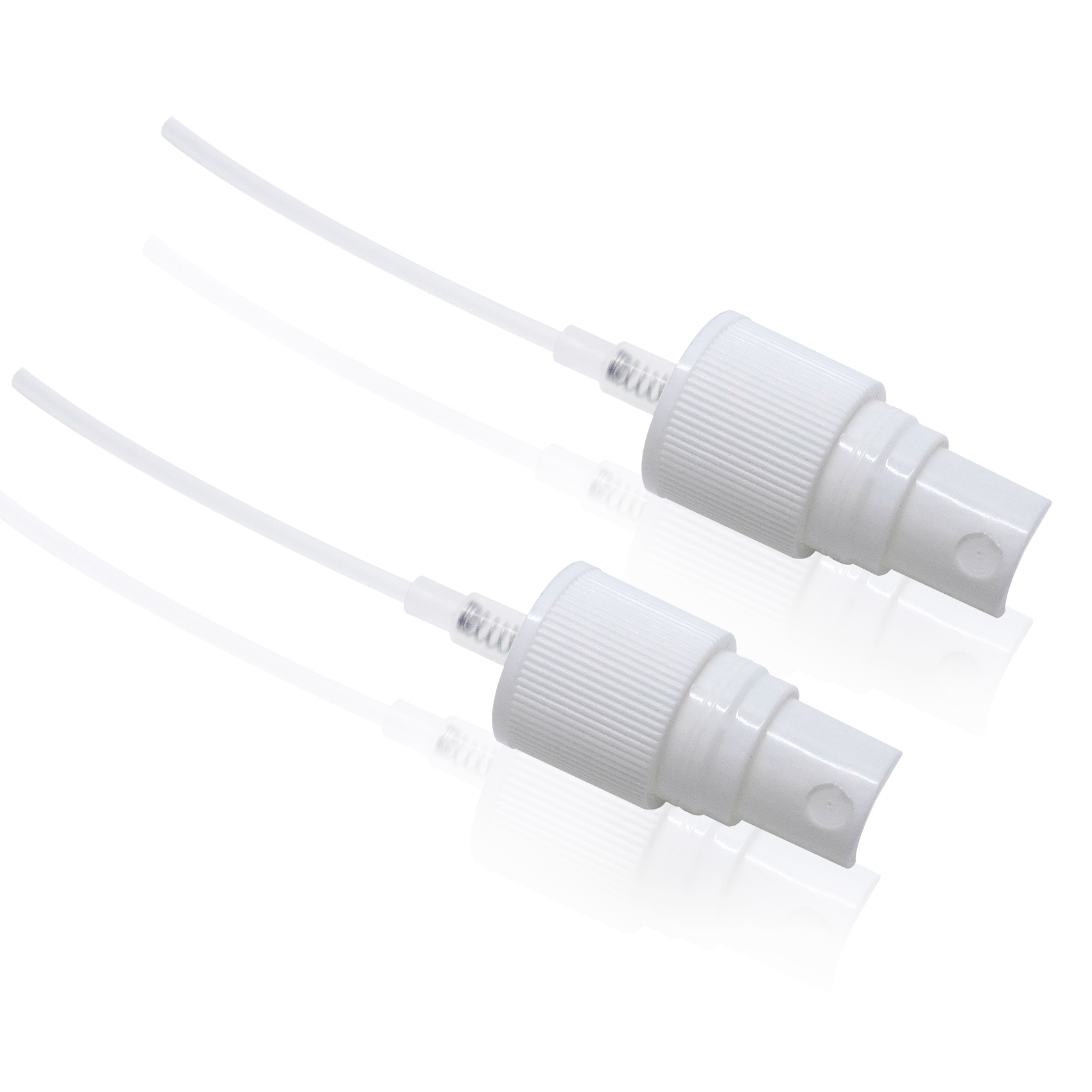 20 410 مضخة بخاخ بلاستيكية بيضاء للزجاجة