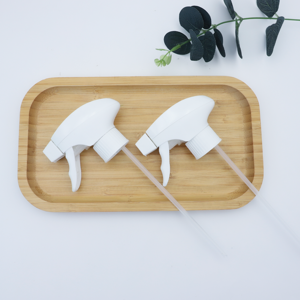 بخاخة زناد رغوية 28/410 من البلاستيك الأبيض عالي الجودة، تناسب الزجاجات البلاستيكية للتنظيف المنزلي