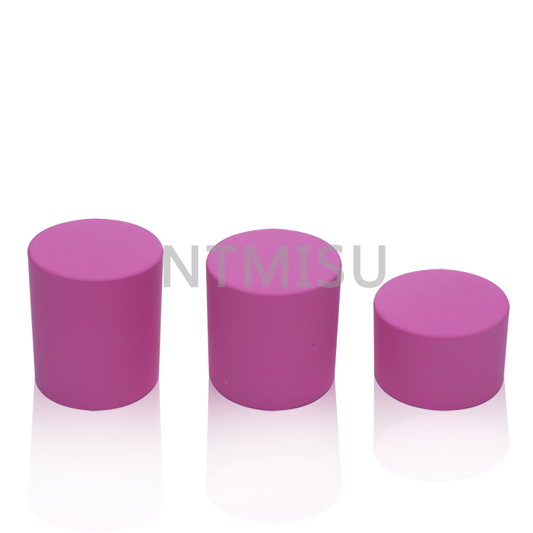 أغطية علوية لولبية ناعمة الملمس من الألومنيوم غير اللامع