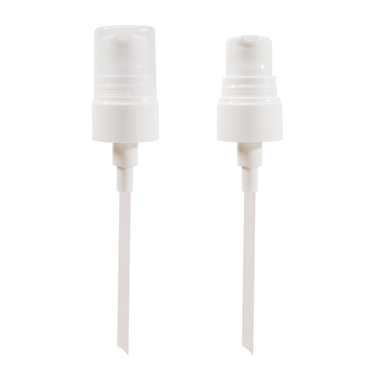  مضخة معالجة كريم خارجية سبرينج مع غطاء نصف أبيض