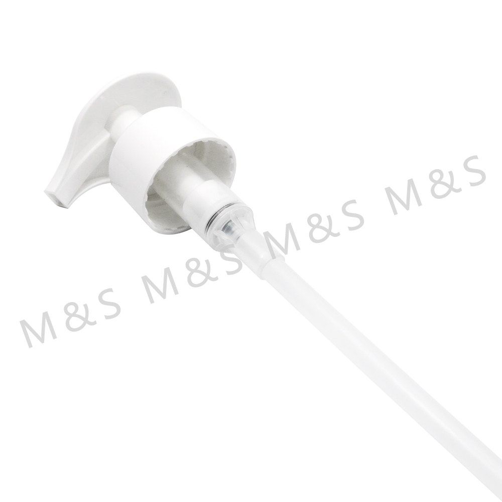 28 410 مضخة غسول بلاستيكية ناعمة بيضاء لتغليف مستحضرات التجميل