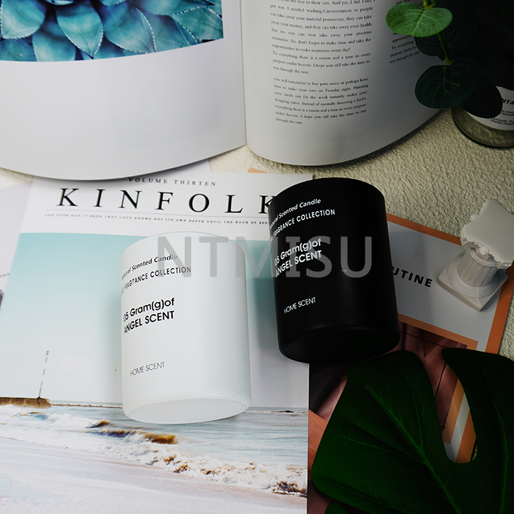 حامل أكواب تعبئة الشموع الزجاجية المعطرة 