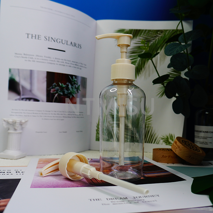 مضخة غسول بلاستيكية بيضاء مقاس 24 مم، مضخة مستحلب ذات مفتاح دوار، مضخة منقار البط