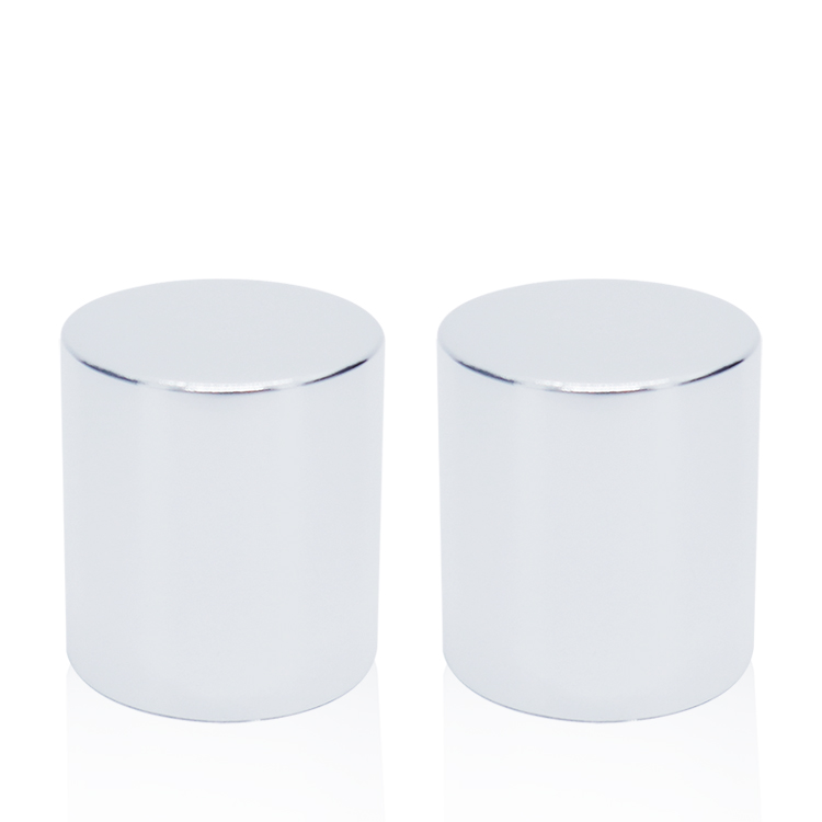 غطاء برغي بلاستيكي من الألومنيوم الفضي اللامع