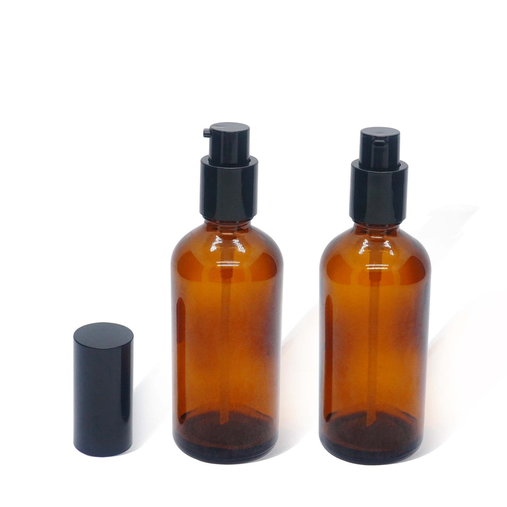 18 410 مضخة كريم من النوع المضغوط مع غطاء كامل من البلاستيك الأسود