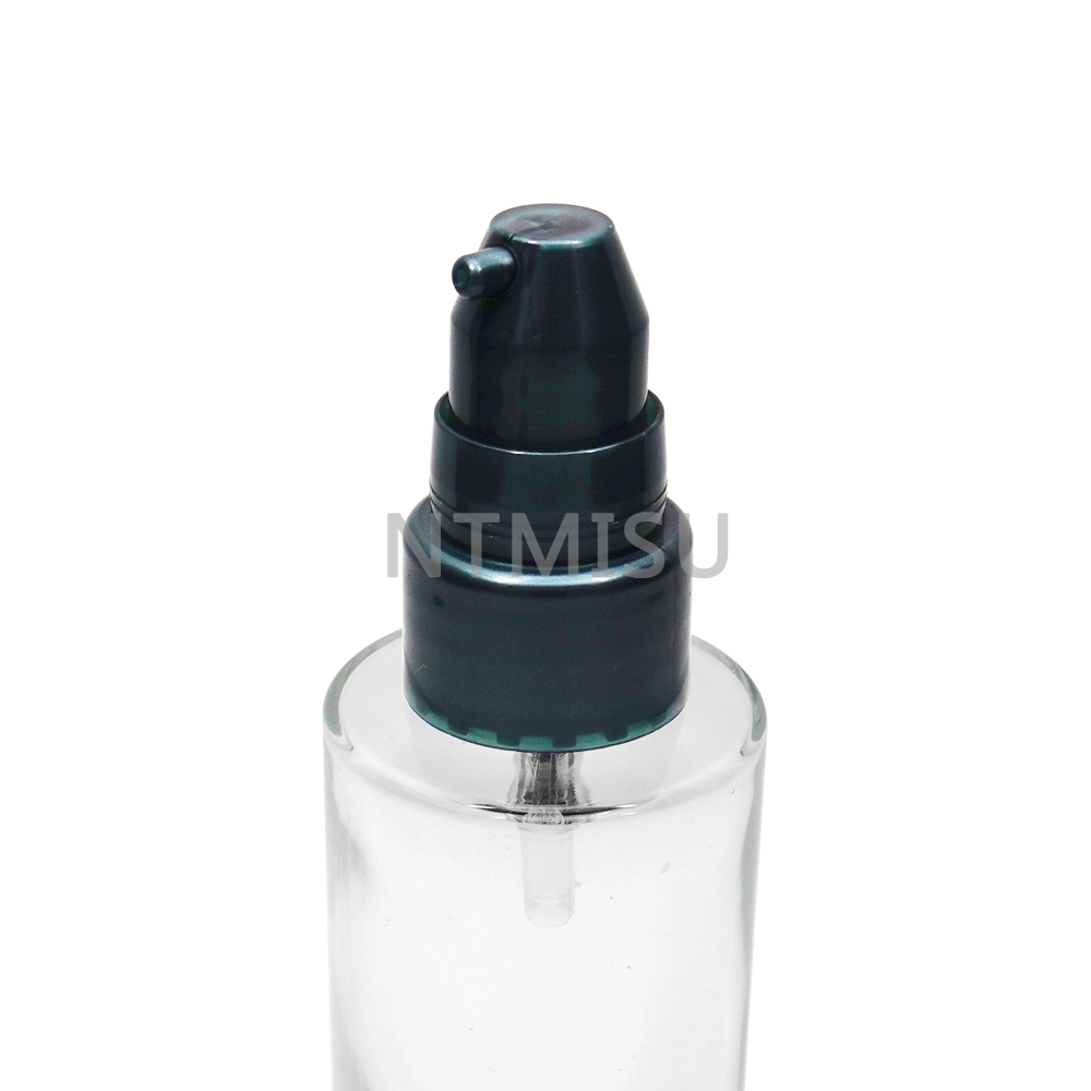20410 مضخة كريم باللون الأزرق الداكن لتعبئة مستحضرات التجميل