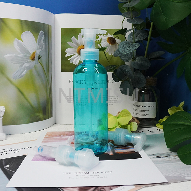  28 410 مضخة لوشن موزع الصابون مع زنبرك خارجي أزرق للصابون السائل