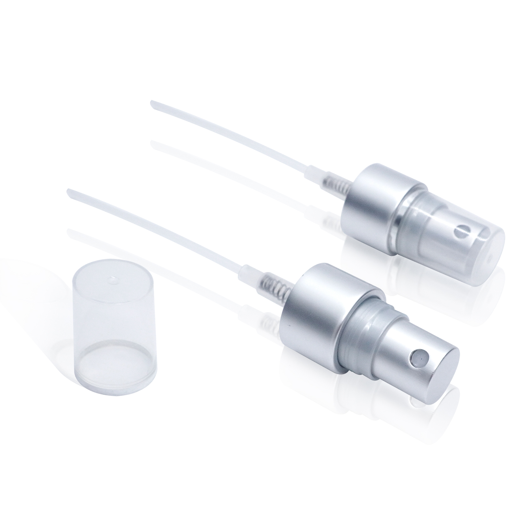 بخاخ رذاذ من الألومنيوم الفضي مقاس 20 مم